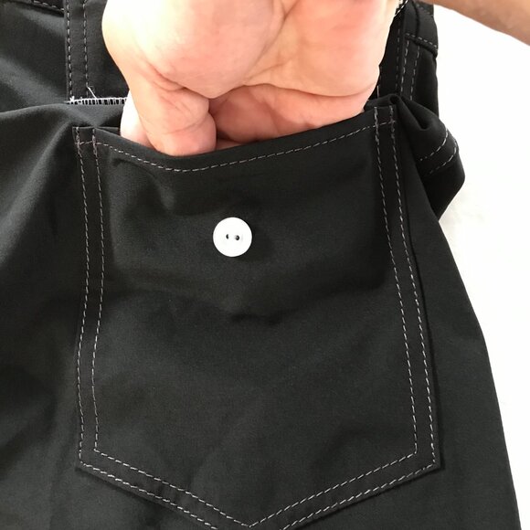 Birdwell Boardshort Swim Shorts Men 30 Black Beach Britches Lace Closure Pocket - Picture 10 of 12